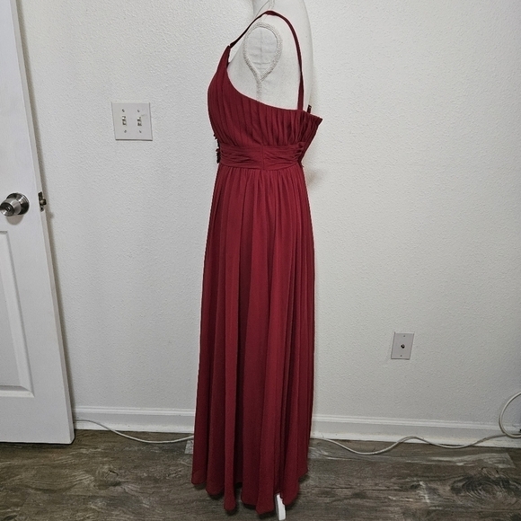 Azazie rose details maxi dress see description for sizing - Picture 2 of 13